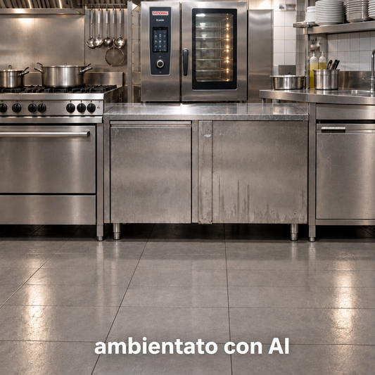Bancone in Acciaio Professionale 142*60 Usato