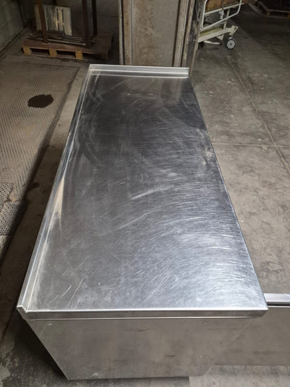 Bancone in Acciaio Professionale 142*60 Usato