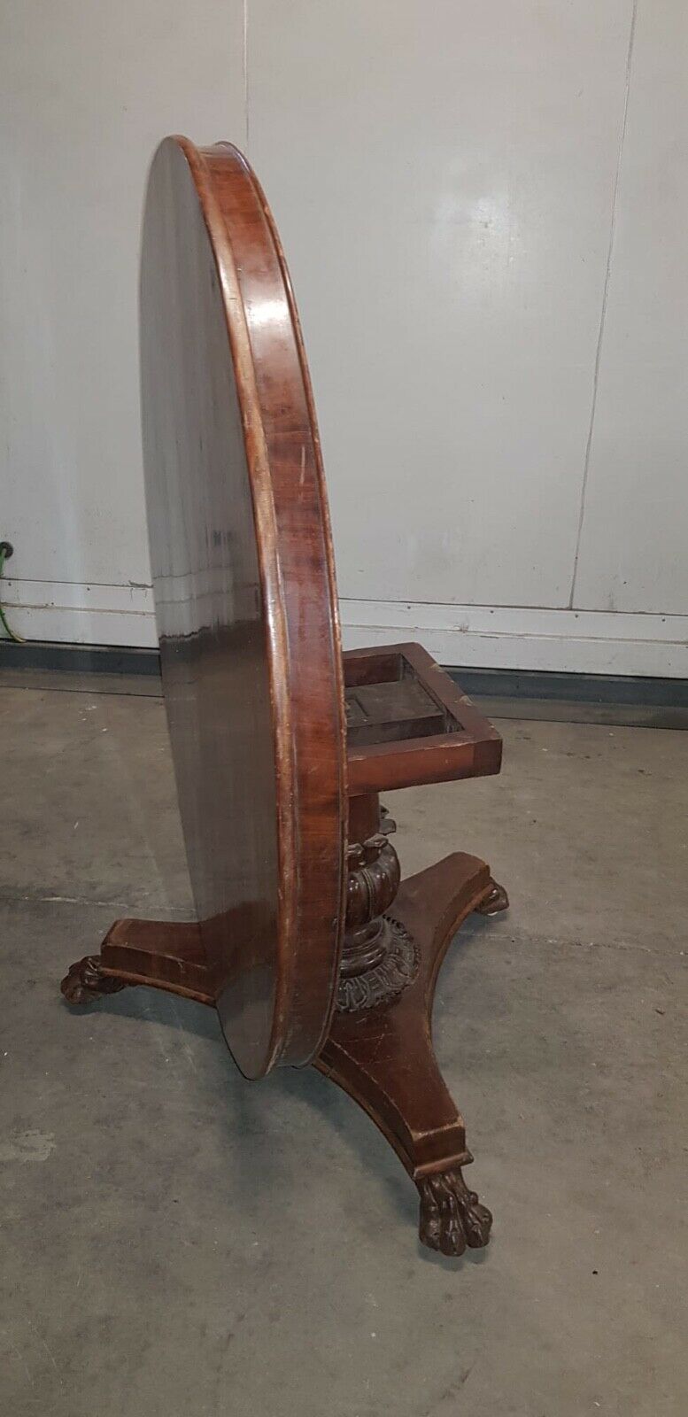 Bellissimo Tavolo Tondo 136cm Impero Inizii 900 Minimo Restauro