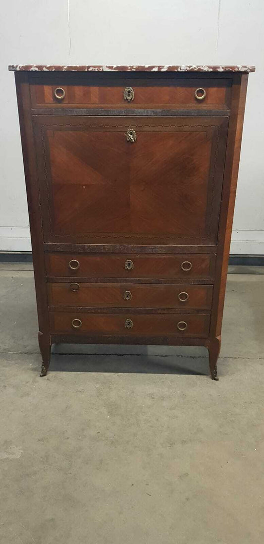 Favoloso Secretaire Luigi XV Intarsiato Fine 800