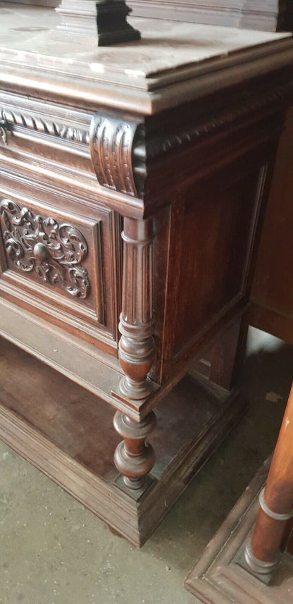 Spettacolare Credenza Rinascimento Rinascimentale Fine 800 Minimo Restauro