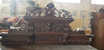 Spettacolare Credenza Rinascimento Rinascimentale Fine 800 Minimo Restauro