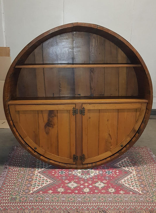 Bellissima Botte in Legno 145*145 Porta Bottiglie Arredamento Usata anni 70