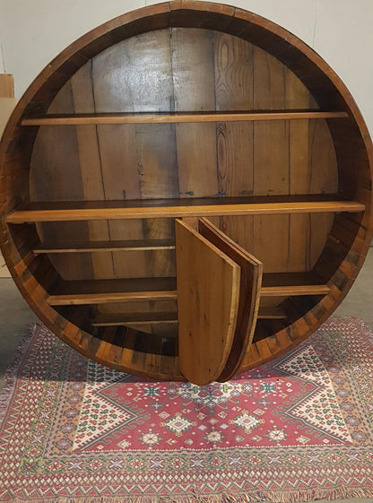 Bellissima Botte in Legno 145*145 Porta Bottiglie Arredamento Usata anni 70