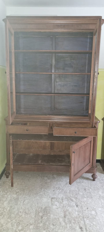 Vetrina Libreria Credenza Inizi 900 Minimo Restauro